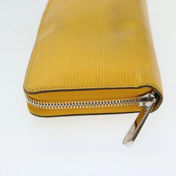 LOUIS VUITTON Epi Zippy Wallet Long Wallet Yellow M60309 LV Auth im454 - Picture 8 of 16